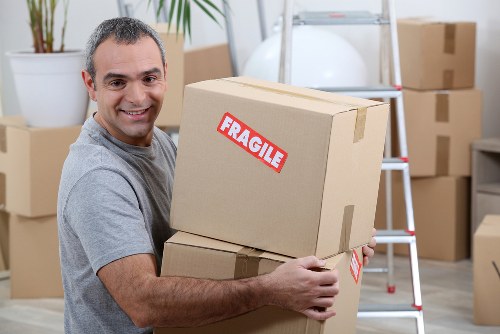 House movers in Kingston assisting with a residential move