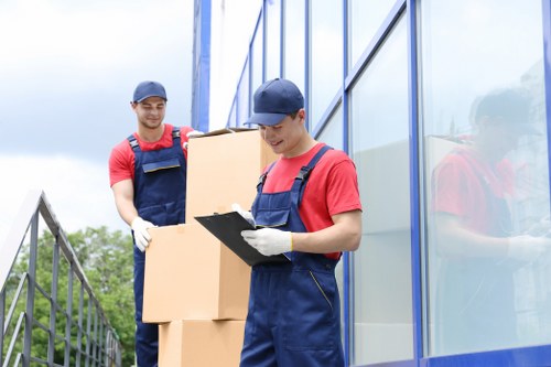 Kingston flat move with removals van access support