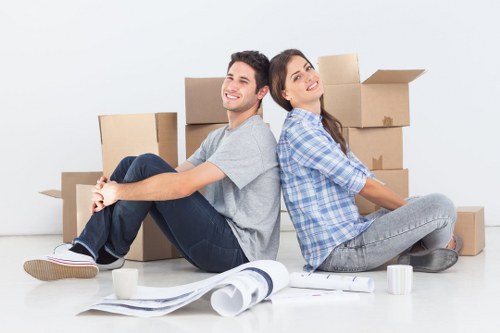 Furniture pick-up team collecting bulky items from a Kingston home