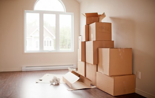 Movers working on a residential move in Kingston