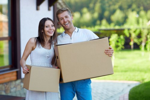 Packing materials and household items ready for a move in Kingston