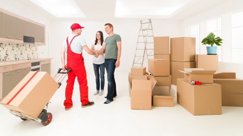 Packed moving boxes ready for a home move in Kingston