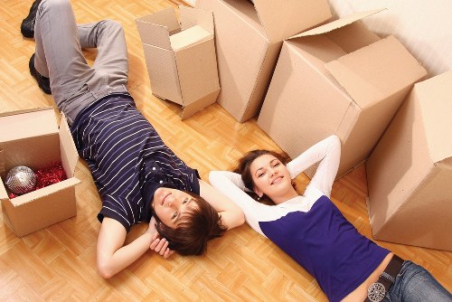 Clearing office furniture during a Kingston commercial pick-up